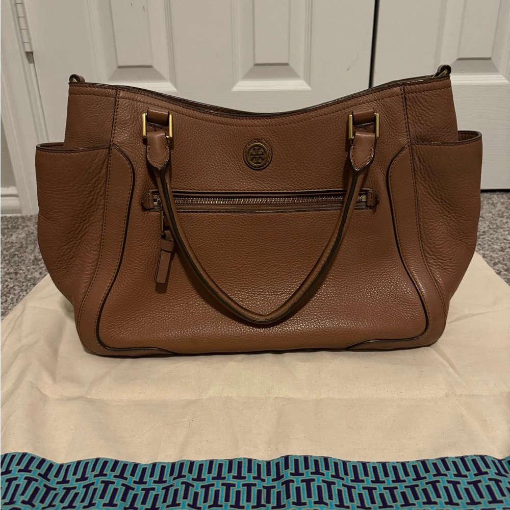 Tory Burch Frances Leather Satchel Bag
